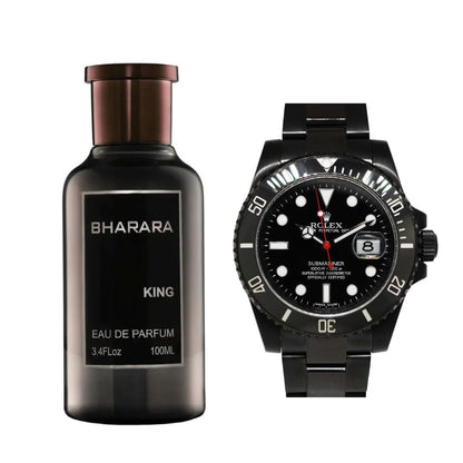 NUEVO COMBO PERFUME BHARARA + RELOJ ROLEX